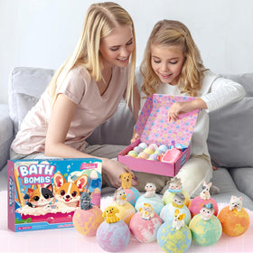 Toylink gift display in bathroom setting, showcasing attractive presentability
