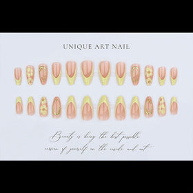 Toypoels kit contents showing nails, jelly stickers, file and wooden stick