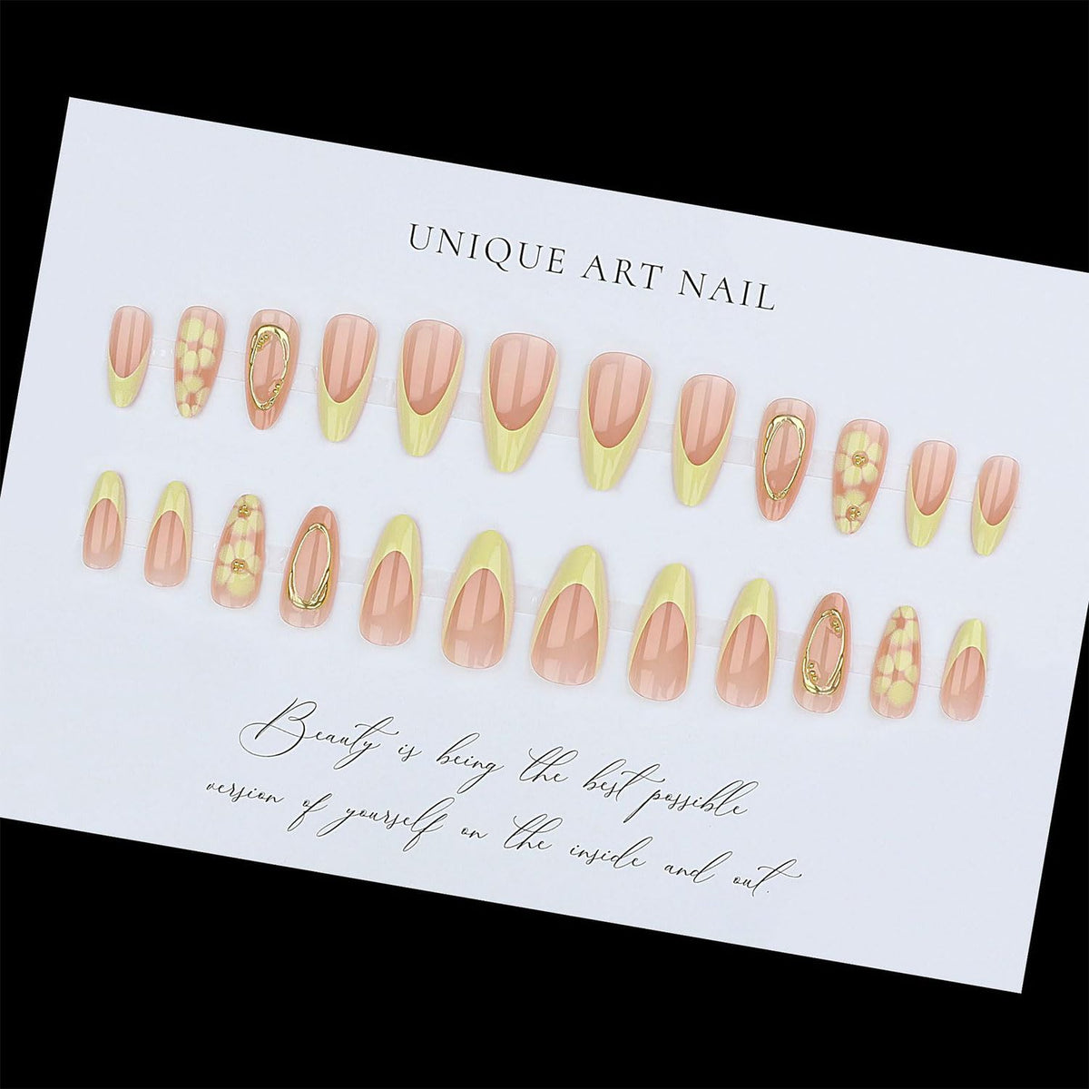 Toypoels nails on hand showing medium almond shape and natural fit