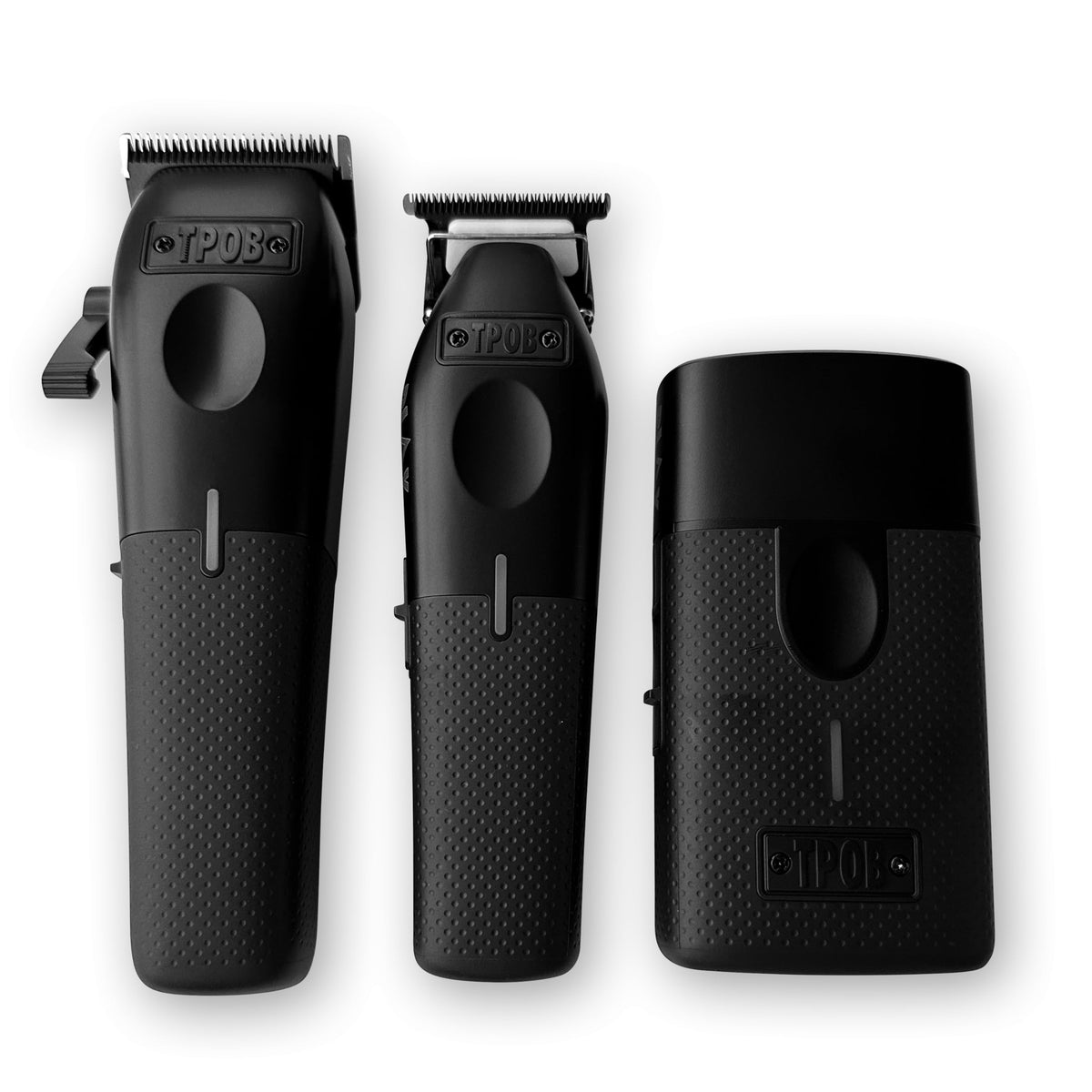 TPOB XO PLAY blade close-up with oil reservoir, longer smooth cutting