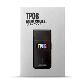 TPOB Mini Skull held in hand to show true size and portability