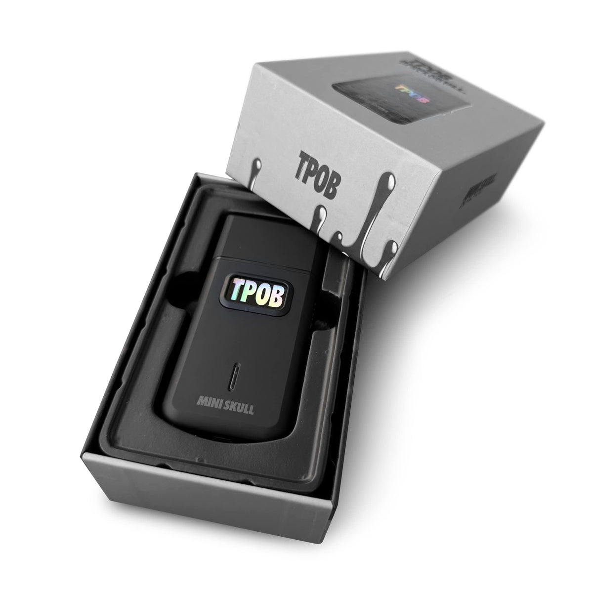 TPOB Mini Skull side profile highlighting slim pocketable shape