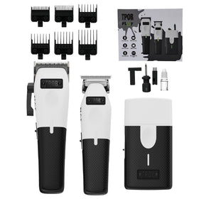 TPOB clipper front view showing sleek white body and professional look