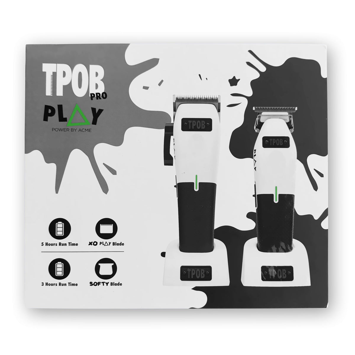 TPOB handle scale and rubber grip detail highlighting control and reduced hand fatigue