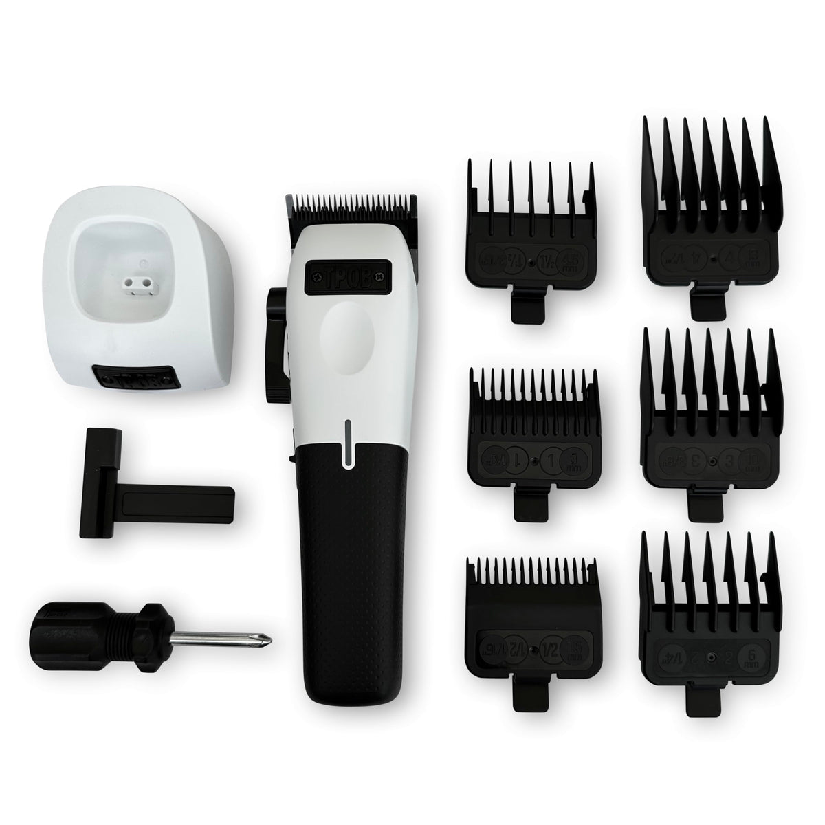 TPOB guide combs set displayed for quick length selection benefit