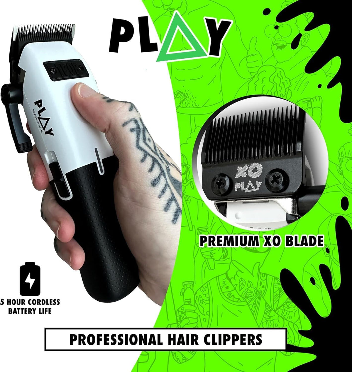 TPOB side profile highlighting blade and consistent cutting benefit