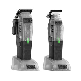 TPOB XO PLAY blade close-up showing reservoirs for longer lubrication benefit