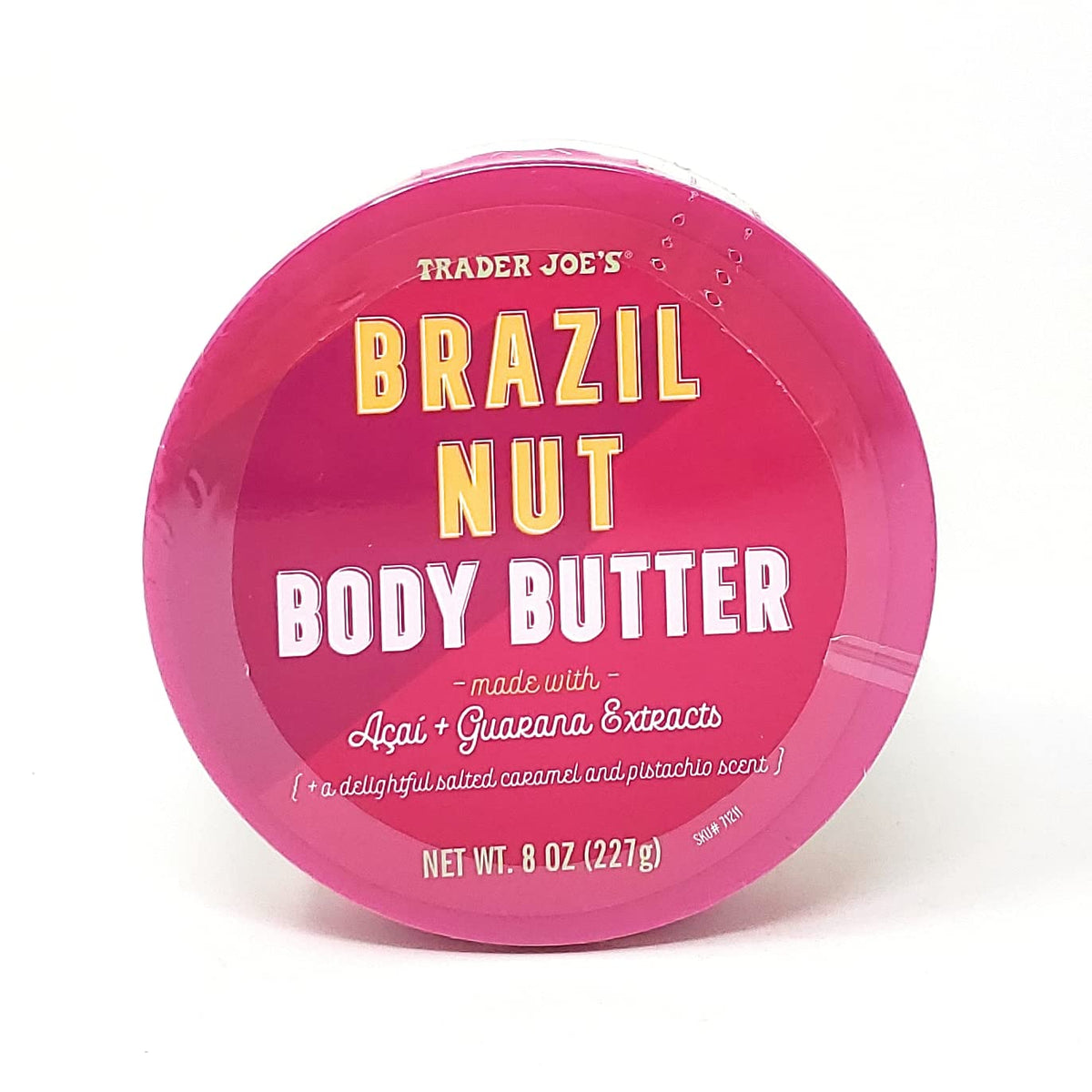 Trader Joe's close-up of creamy butter texture, illustrating rich, fast-melting hydration