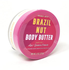 Trader Joe's front jar view showing label and 8 oz size, highlighting nourishing formula