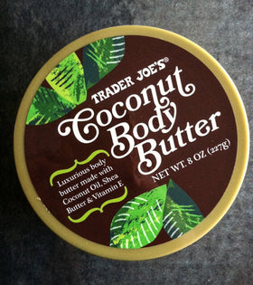 Trader Joe's being applied to hands demonstrating smooth hydration benefit