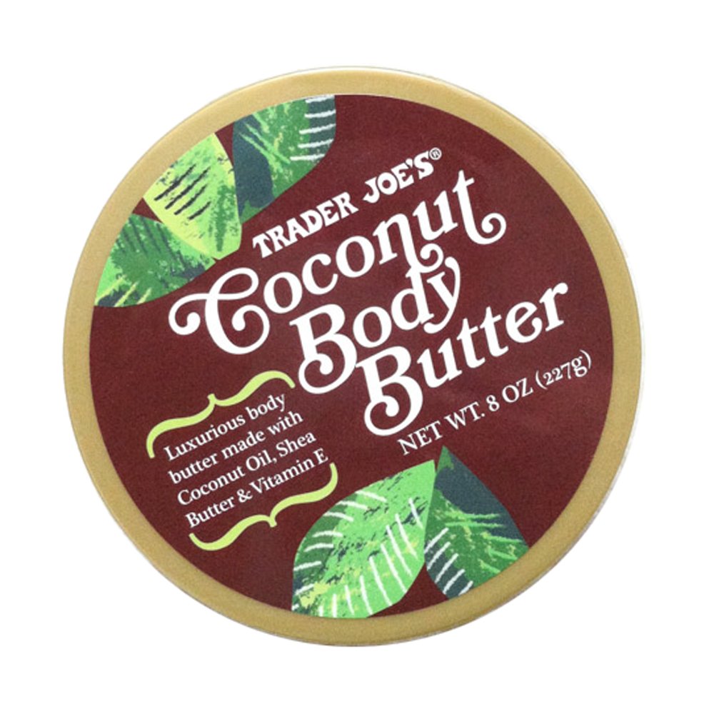 Trader Joe's open tub close-up showing creamy texture and nourishing sheen