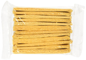 Trader Joe's close-up of expanded sponge texture highlighting absorbency and gentle scrubbing