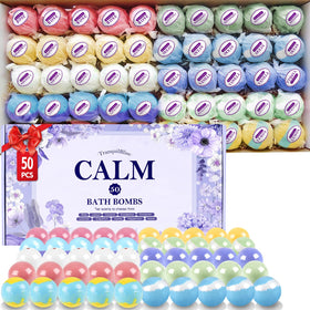 TranquilBliss front packaging showing 50-piece gift box and scent labels for easy selection