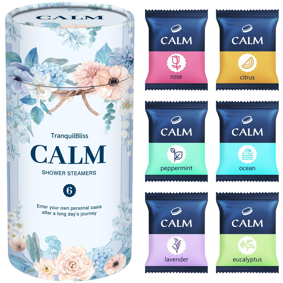 TranquilBliss front packaging showing six-count box and branding for easy gifting