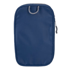 Travelon mesh pocket close-up revealing contents quickly and easily