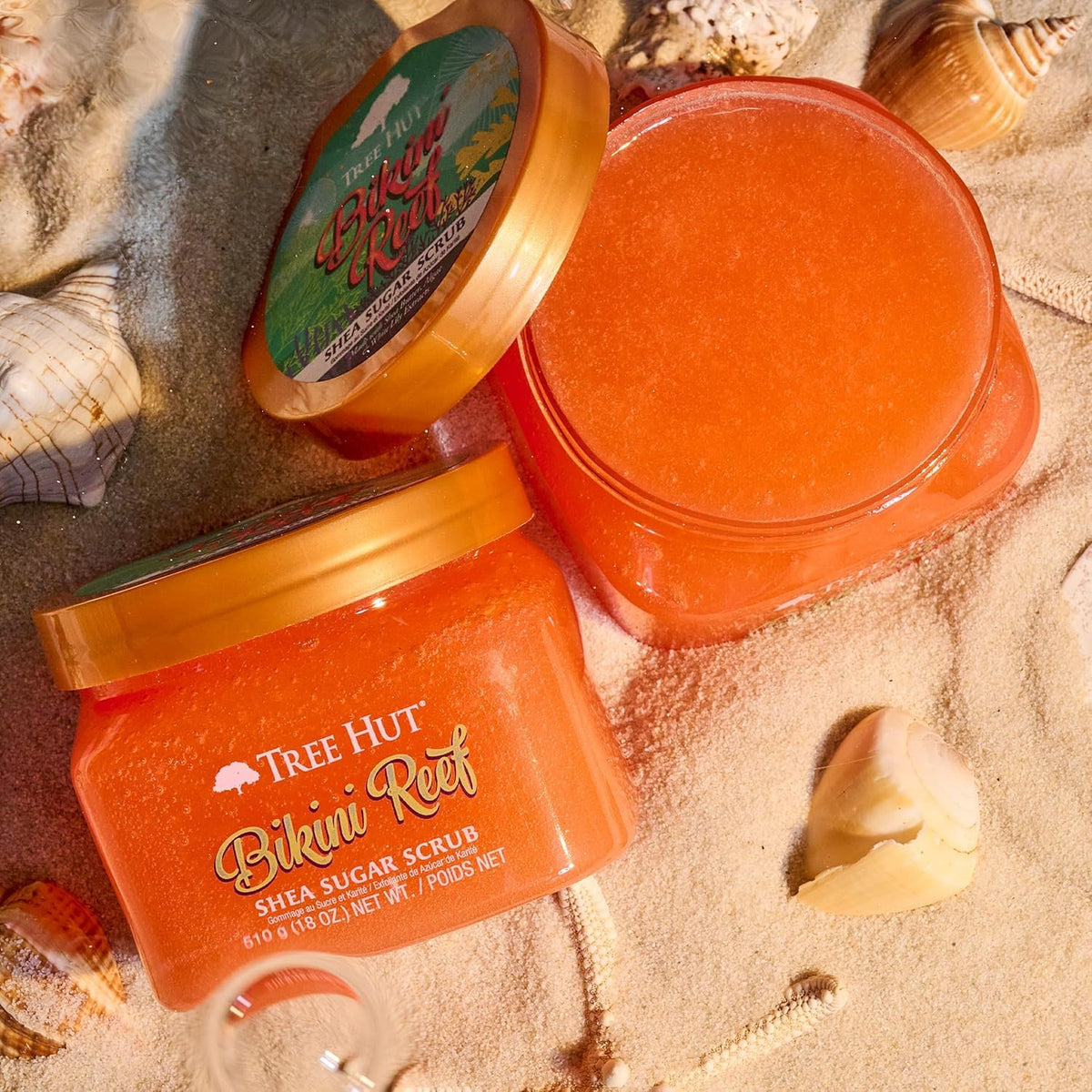 Tree Hut shea butter ingredient image showing deep hydration benefit