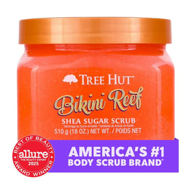 Tree Hut sugar crystals close-up highlighting exfoliation benefit