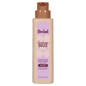 Tree Hut front bottle showing label and cozy fragrance benefits