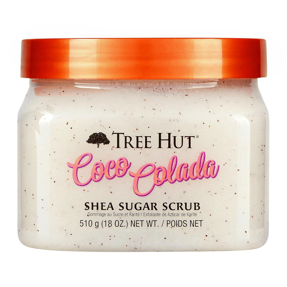 Tree Hut front packaging showing jar and tropical branding for easy identification