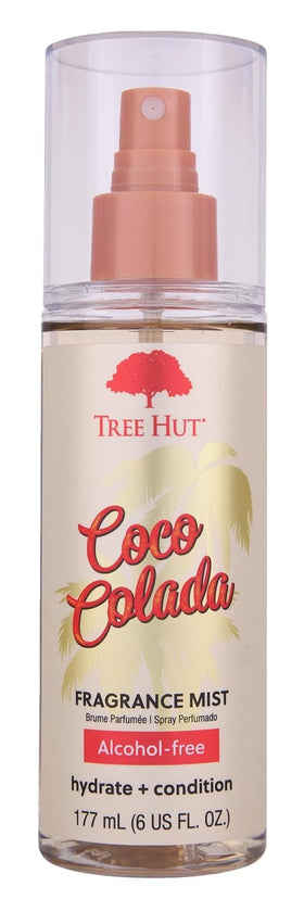 Tree Hut Coco Colada front bottle showing label and size, evokes tropical freshness
