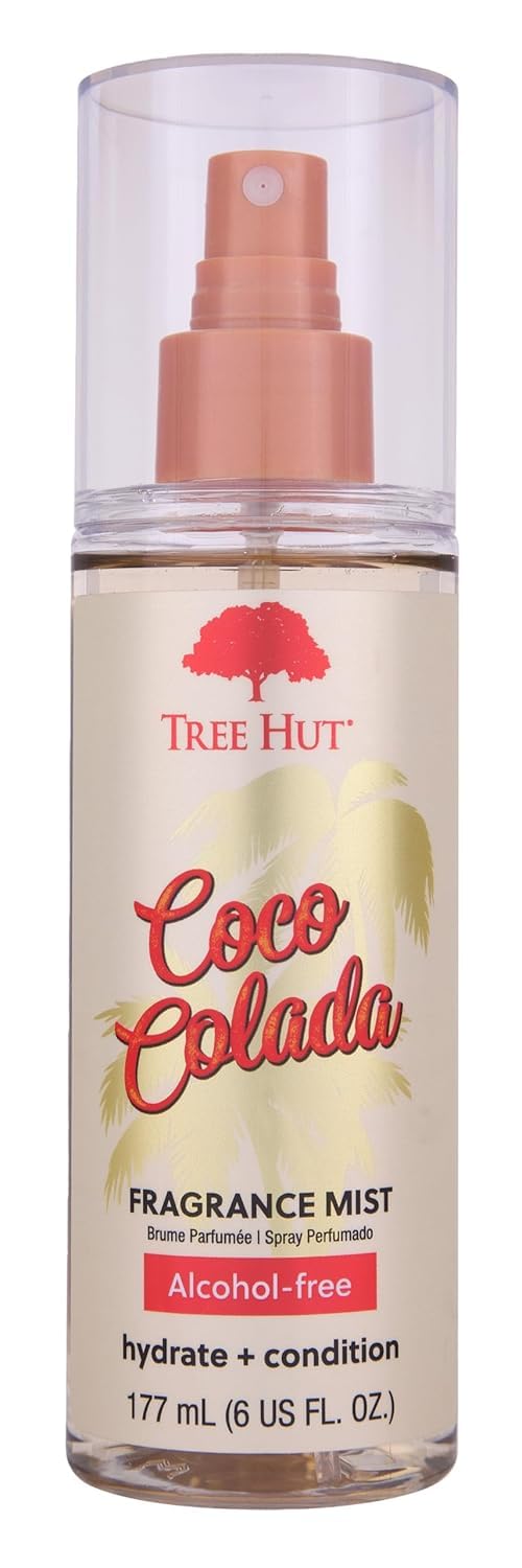 Tree Hut Coco Colada front bottle showing label and size, evokes tropical freshness