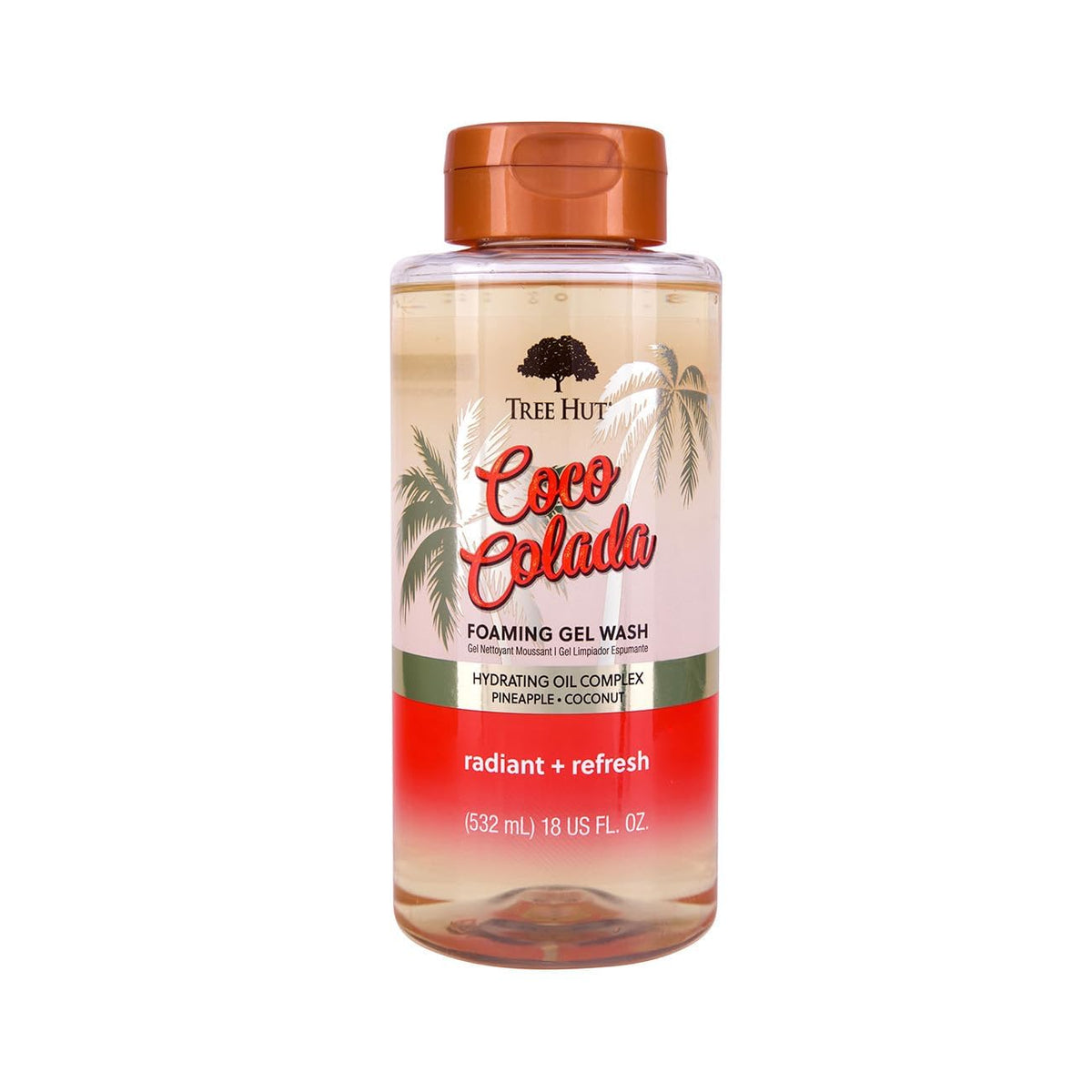 Tree Hut front packaging showing product and tropical scent benefit