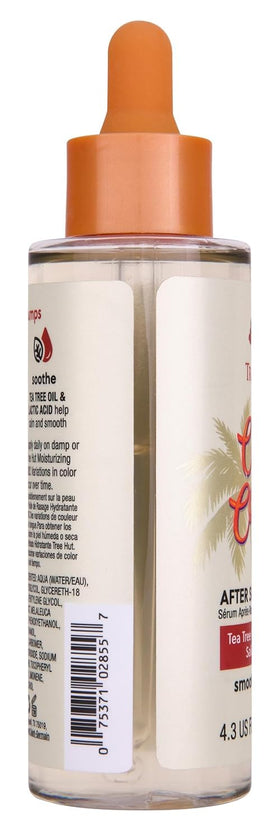 Tree Hut pump dispenser close-up delivering precise, non-greasy serum