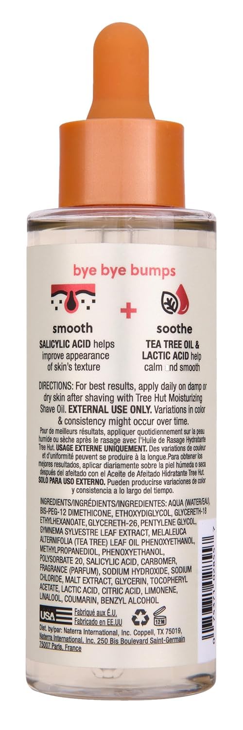 Tree Hut serum texture on fingertip showing lightweight, fast-absorbing feel