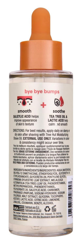 Tree Hut serum texture on fingertip showing lightweight, fast-absorbing feel
