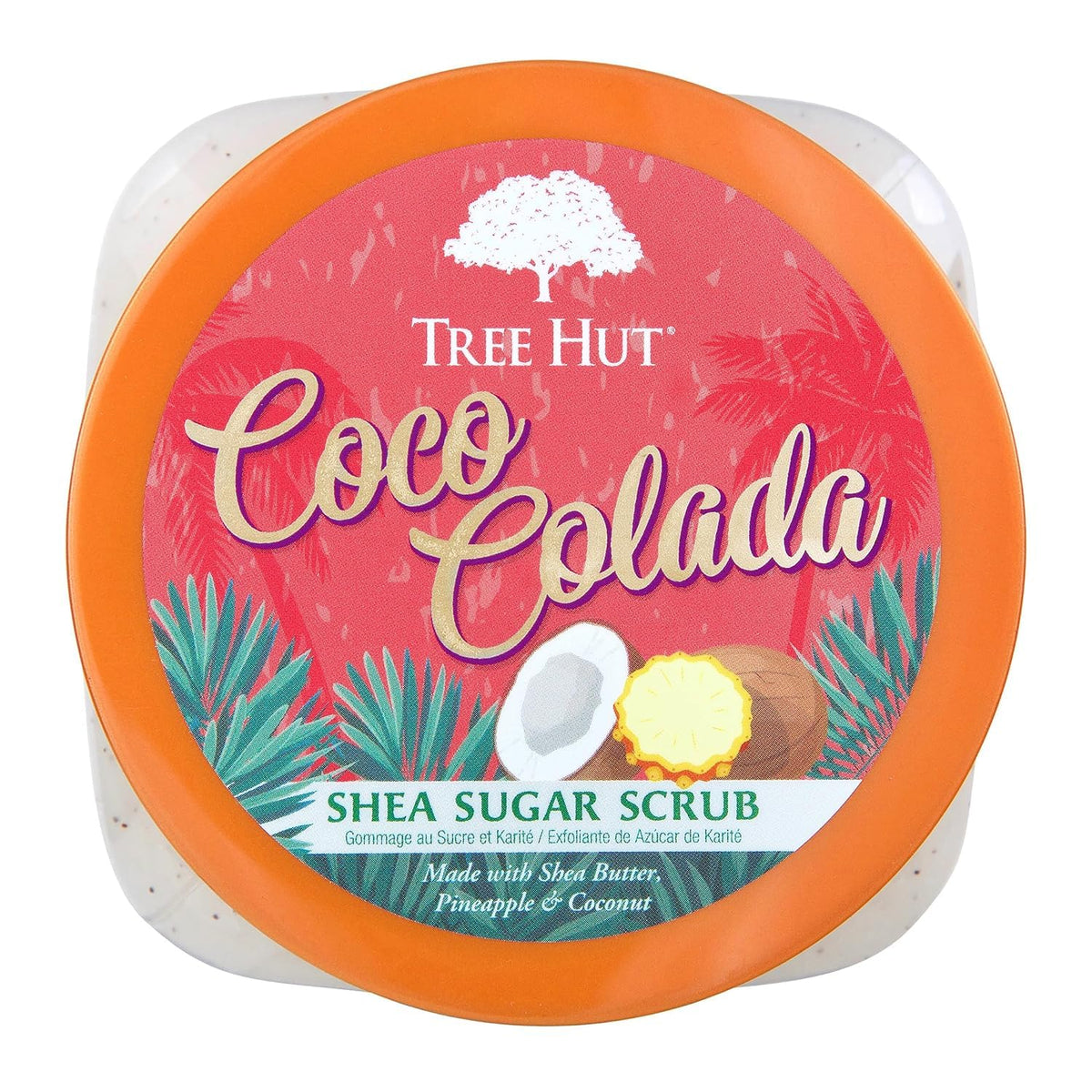 Tree Hut sugar crystal close-up highlighting natural exfoliant and polish benefit