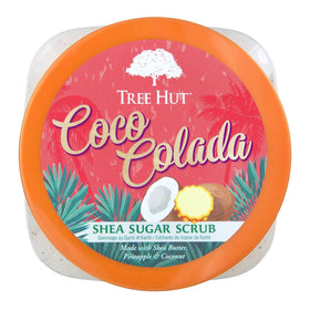 Tree Hut sugar crystal close-up highlighting natural exfoliant and polish benefit