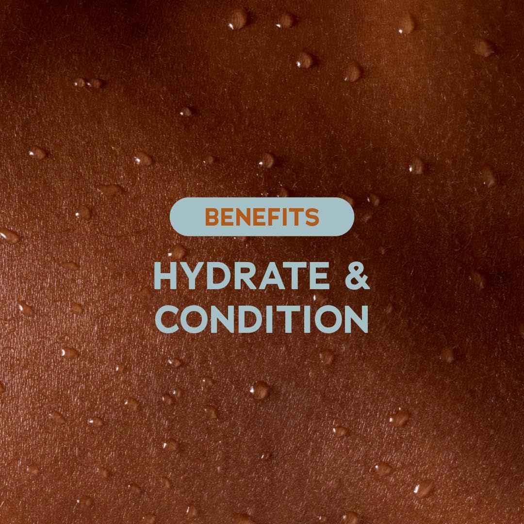 Close-up texture shot with glycerin droplets highlighting Tree Hut moisturizing benefit