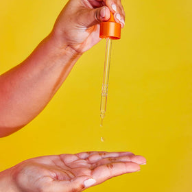 Tree Hut serum next to moisturizing shave oil showing routine pairing benefits
