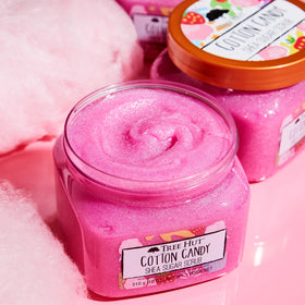 Tree Hut open jar texture revealing sugar scrub consistency and hydrating shea butter
