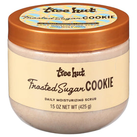 Tree Hut jar front view showing label and 15 oz size, inviting soft skin
