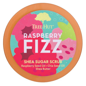Tree Hut scrub being applied in shower, exfoliates and moisturizes skin