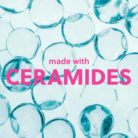Tree Hut ingredients label highlighting ceramides and squalane benefits