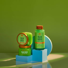 Tree Hut ingredients display showing shea butter, aloe and bamboo extract benefits