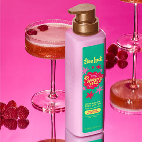 Tree Hut lotion texture close-up showing creamy fast-absorbing formula benefit