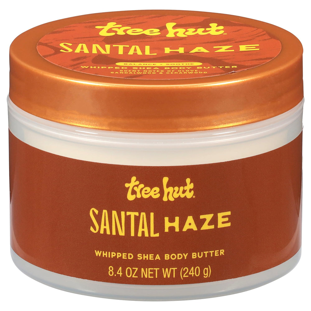 Tree Hut front jar showing label and size, conveys premium hydration