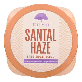 Tree Hut close-up sugar scrub texture revealing exfoliant granules for smoothing
