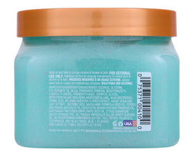 Tree Hut scrub applied to forearm demonstrating gentle exfoliation and softness