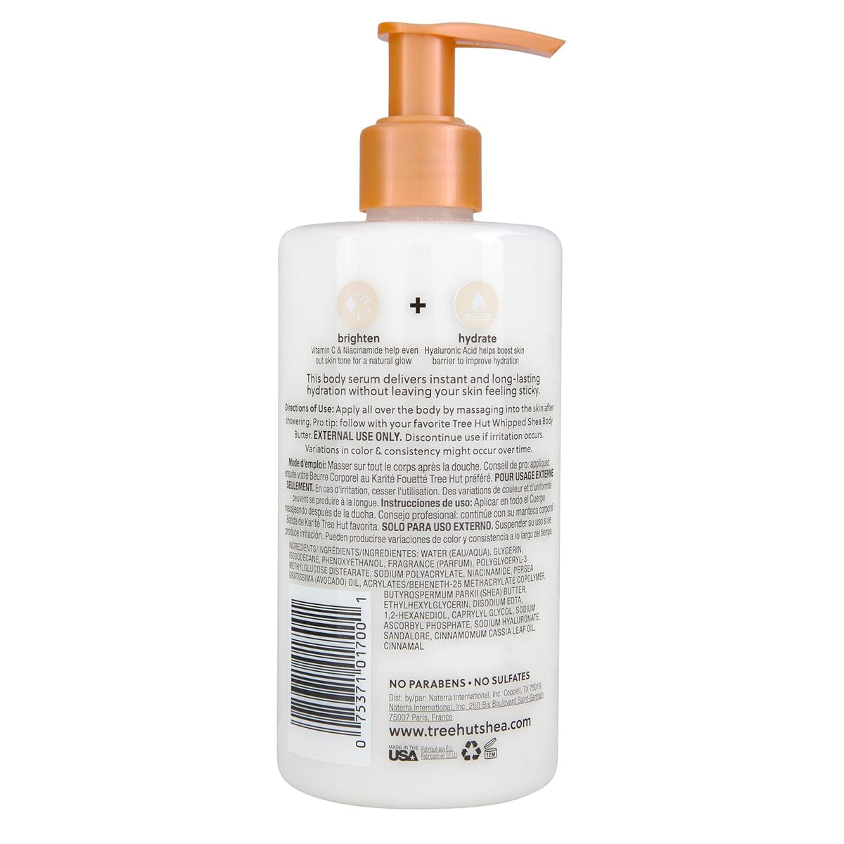 Tree Hut serum texture close-up illustrating lightweight hydration