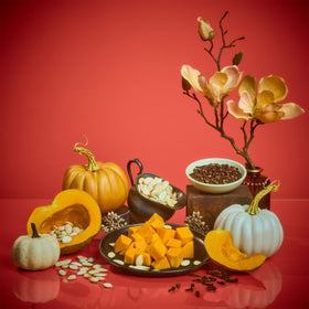 Tree Hut hand wash staged at a bathroom sink conveying cozy fall self-care