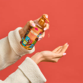 Tree Hut pump dispenser detail highlighting easy, mess-free dispensing benefit