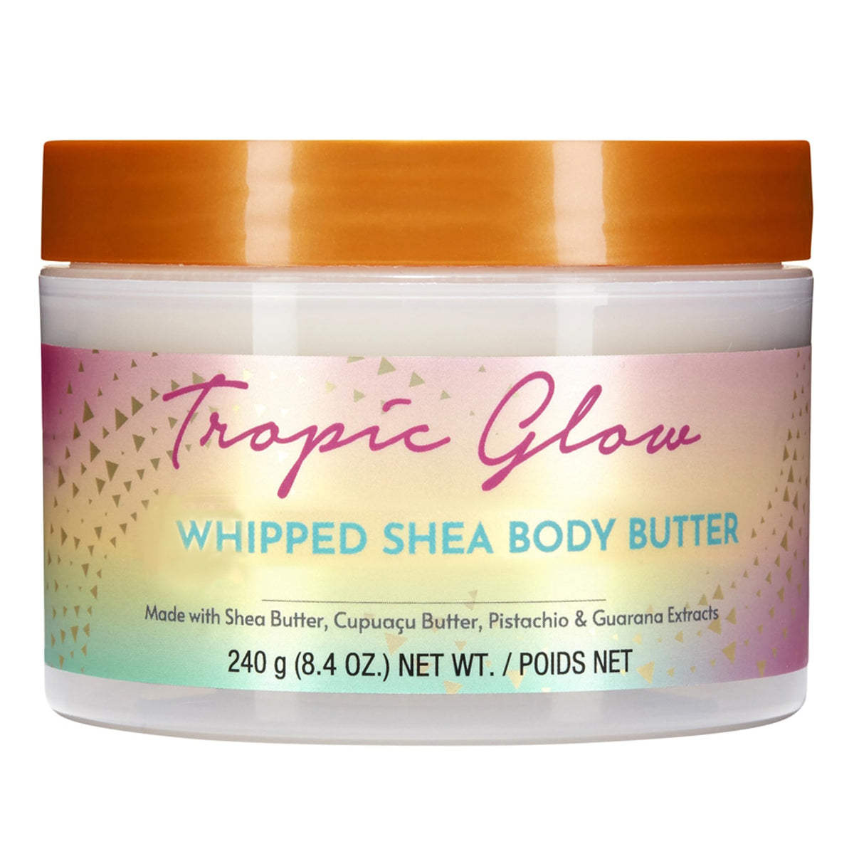 Tree Hut jar front view showing Tropic Glow label and appealing packaging