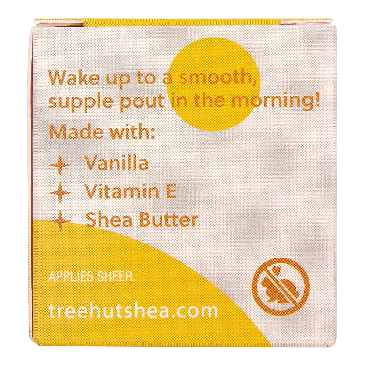 Tree Hut open jar texture close-up revealing creamy shea butter blend for soft lips