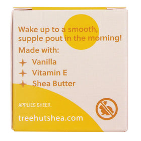 Tree Hut open jar texture close-up revealing creamy shea butter blend for soft lips