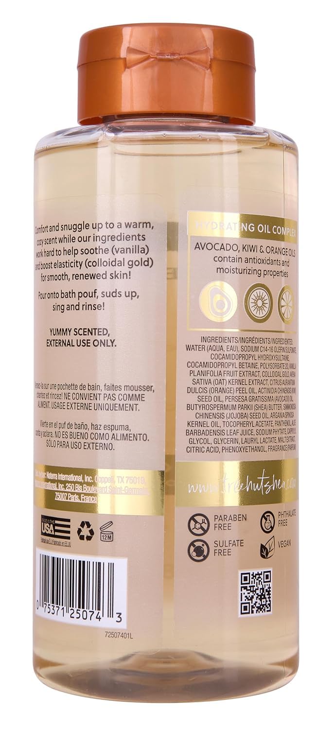 Tree Hut pump dispensing gel illustrating easy, mess-free use and hydration