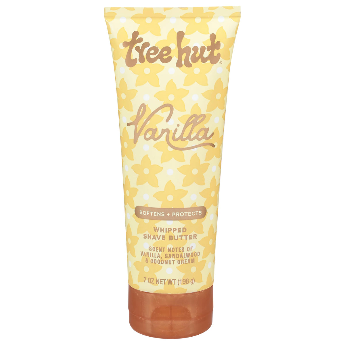 Tree Hut front packaging showing vanilla shave butter and cozy scent benefit